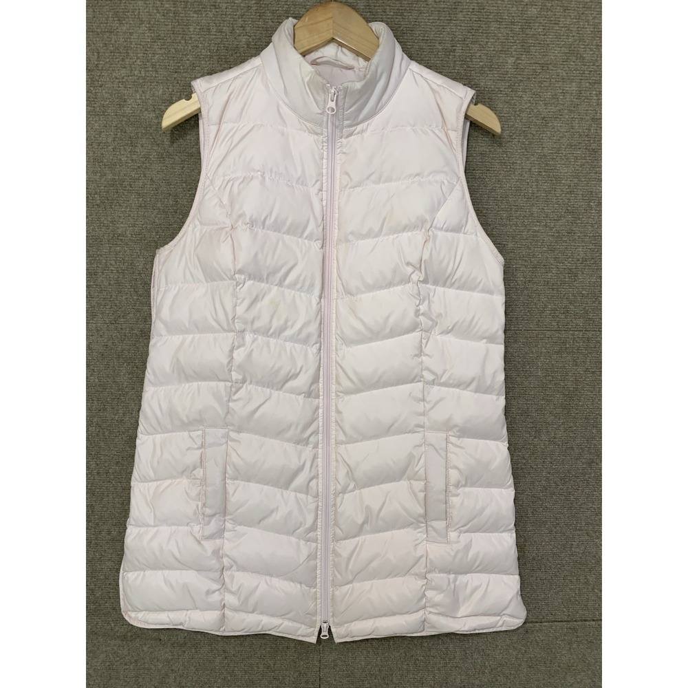 J Jill Down Vest Womens Pink Size Small /Tall Sleeveless Puffer Dainty Soft Girl